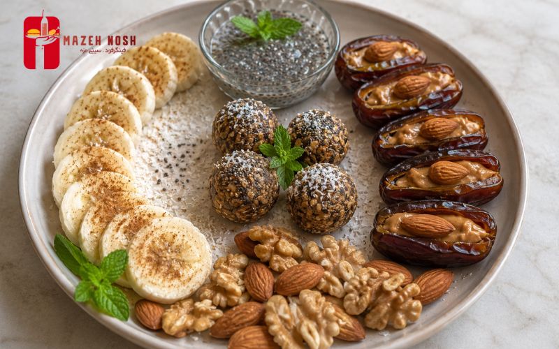 طرز-تهیه-سینی-مزه-رژیمی-دانه-چیا