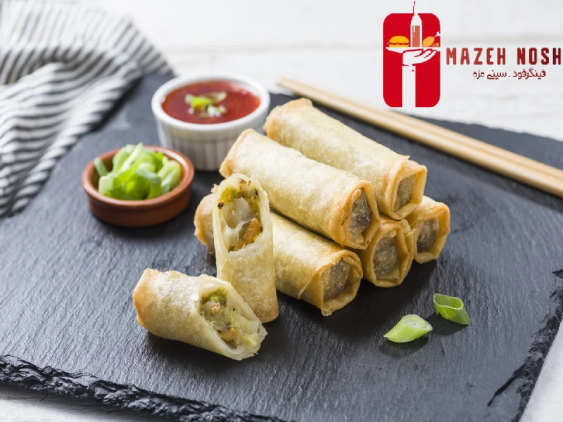 مینی اسپرینگ رول سبزیجات