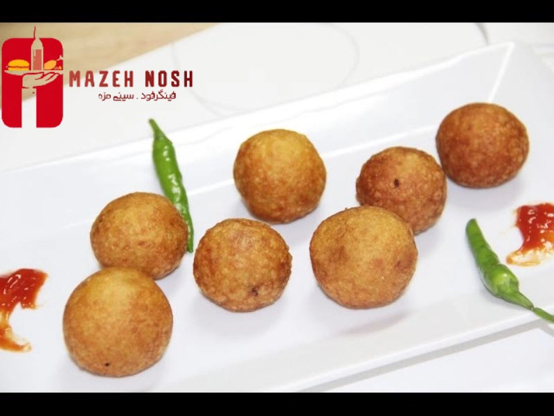 توپک سیب زمینی تند