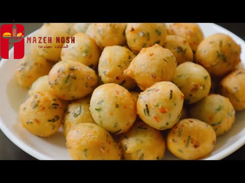 توپک سیب زمینی و سبزیجات