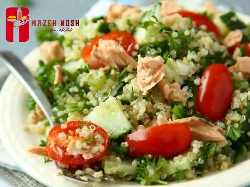 کینوا و سبزیجات