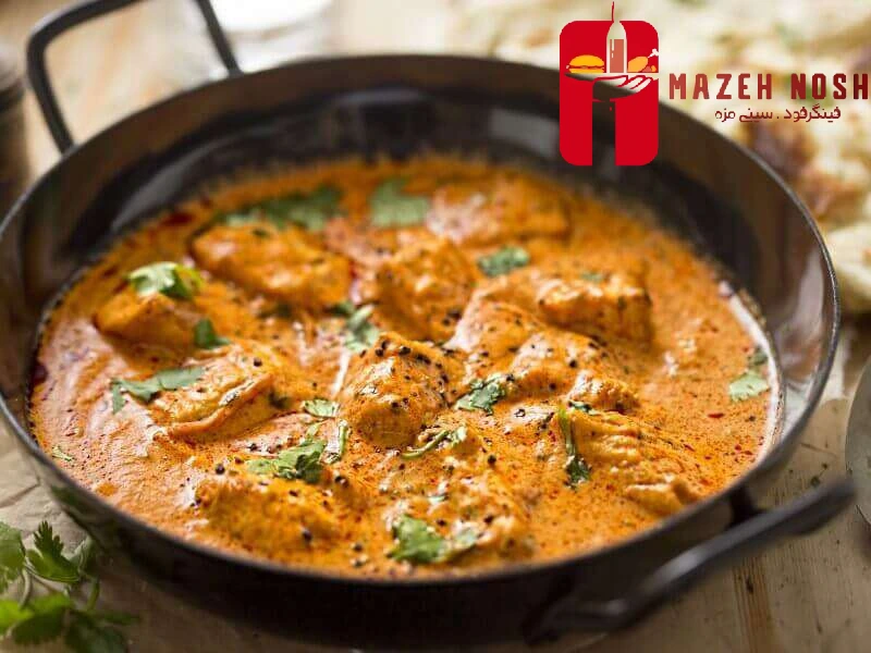 مرغ با طعم هندی