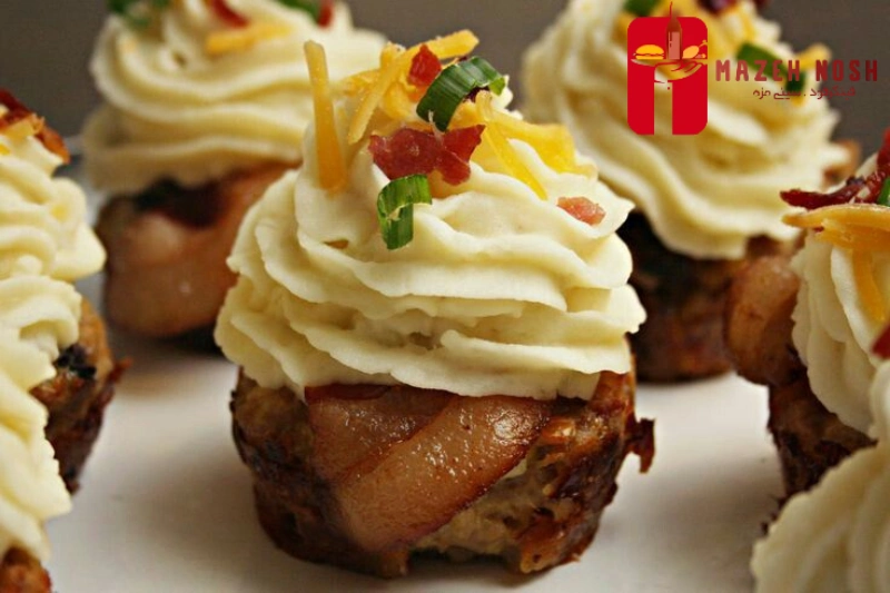 کاپ کیک گوشت