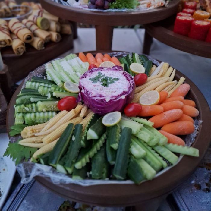 سینی-سبزیجات-مزه