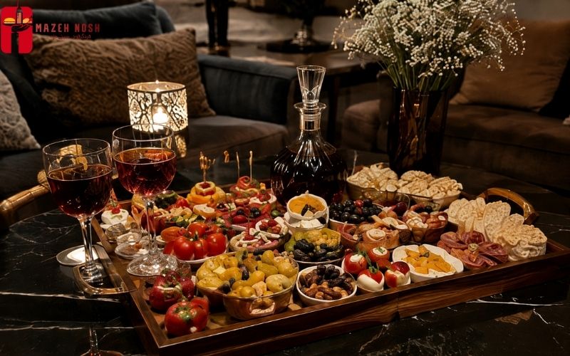 ایده5-سینی-مزه-برای-نوشیدنی