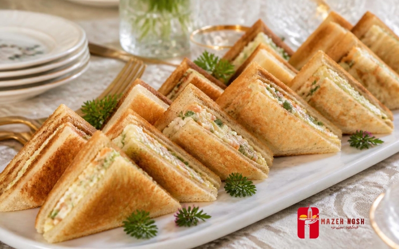 طرز-تهیه-سالاد-الویه-با-نان-تست